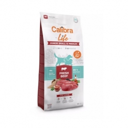 CALIBRA DOG LIFE JUNIOR SMALL&MEDIUM FRESH BEEF 2,5KG